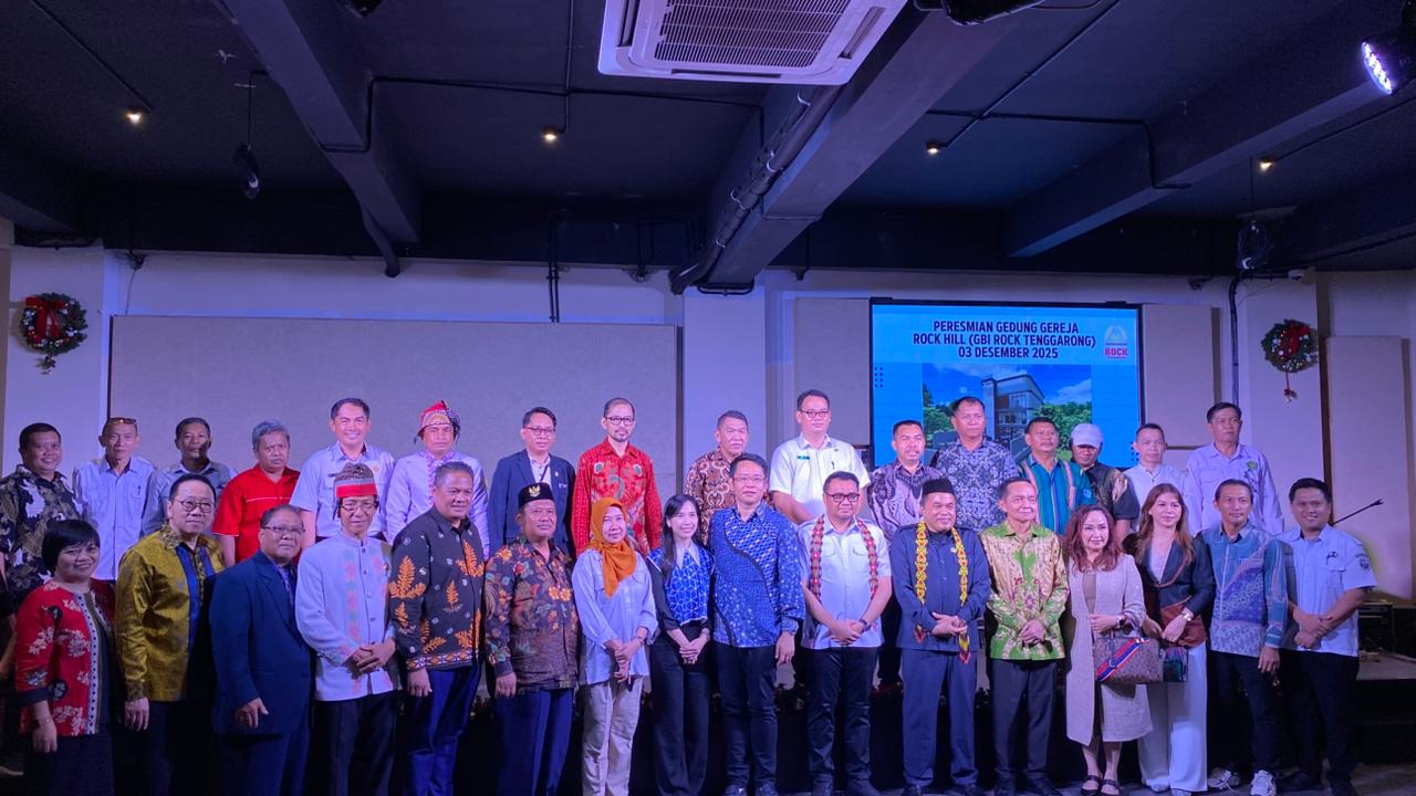 Peresmian Gedung GBI Rock Hill Tenggarong oleh Pemerintah Kabupaten Kutai Kartanegara, Rabu (3/12/2025).
