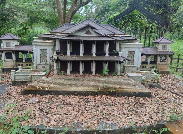 Kondisi Taman Miniatur di Tenggarong yang terbengkalai dan akan direaktivasi oleh Pemkab Kukar.