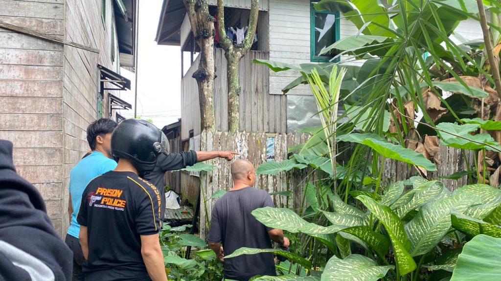 Tim gabungan kepolisian dan Lapas menyisir area Danau Jempang serta permukiman warga.