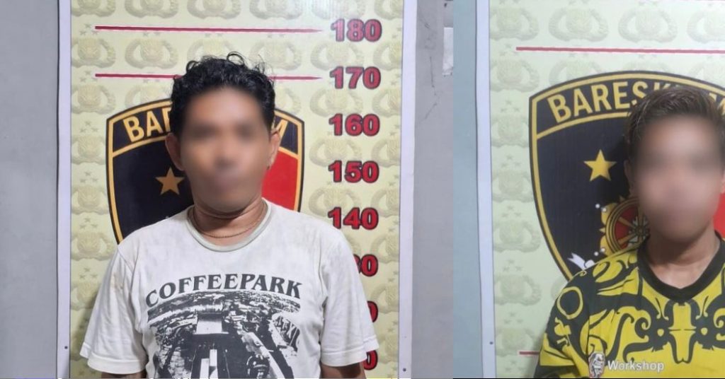 Unit Opsnal Polsek Sungai Kunjang berhasil mengamankan pelaku D(41) dan B(29) pada Kamis (22/01/2026). (Dok.Polsek Sungai Kunjang)