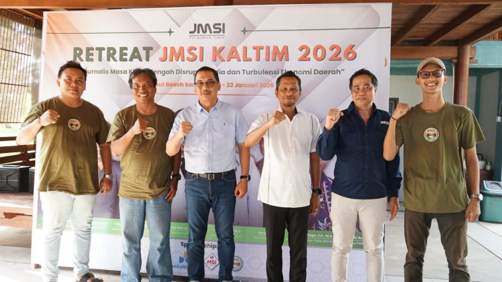 Retreat Jaringan Media Siber Indonesia (JMSI) Kalimantan Timur Tahun 2026, Rabu (21/1/2026).