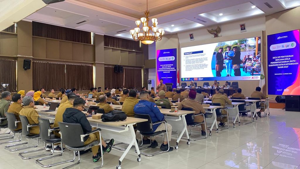 Suasana Kick Off Meeting Penyusunan RKPD Kukar 2027 di Bappeda Kukar.