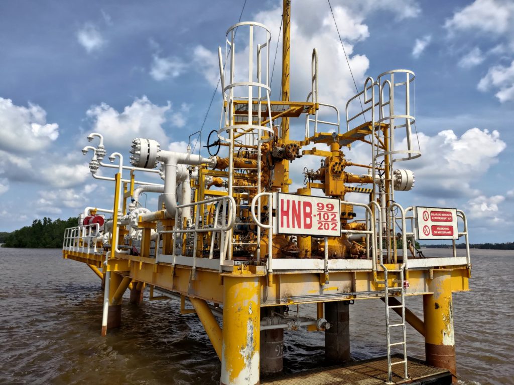 Sumur High Pour Point Oil (HPPO) di Handil, Kalimantan Timur.