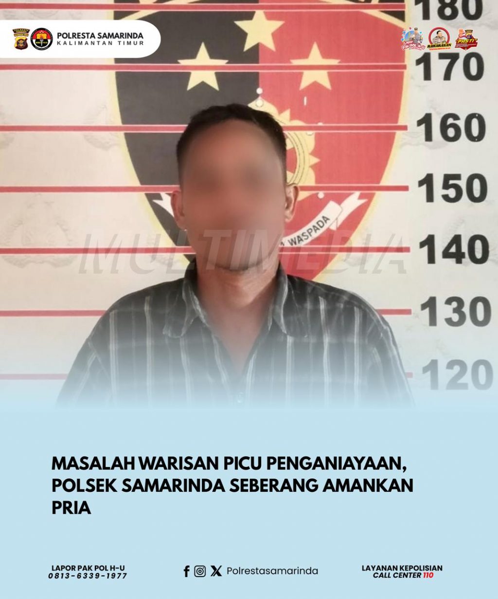 Terduga pelaku telah diamankan polisi untuk proses hukum lebih lanjut.(Dok: Humas Polresta Samarinda)
