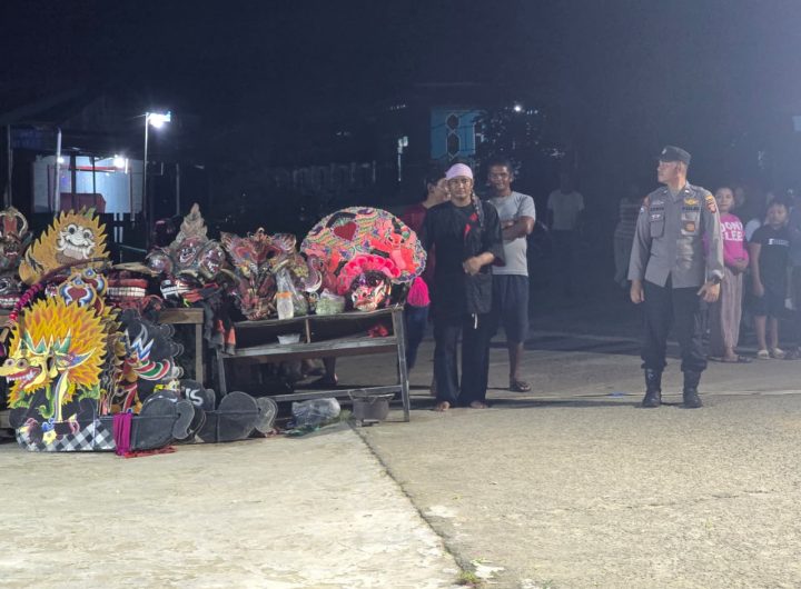 Polsek Loa Kulu bina kesenian tradisional Kuda Lumping Turonggo Jalin Sempurno di Desa Loa Kulu Kota, Minggu (15/2/2026).