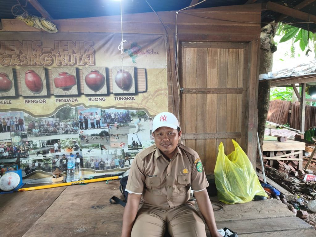 Ketua Komunitas Permainan Tradisional Kalimantan Timur, Norsyamdani.