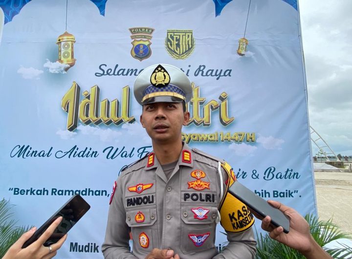 Kasatlantas Polres Kutai Kartanegara, AKP Ahmad Fandoli.