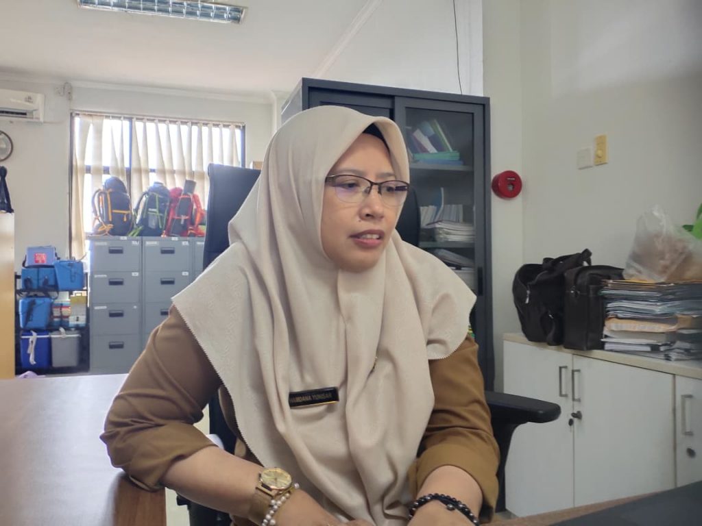 Ketua Tim SIPKLB Dinas Kesehatan Kutai Kartanegara, Hamdana Yunisar.
