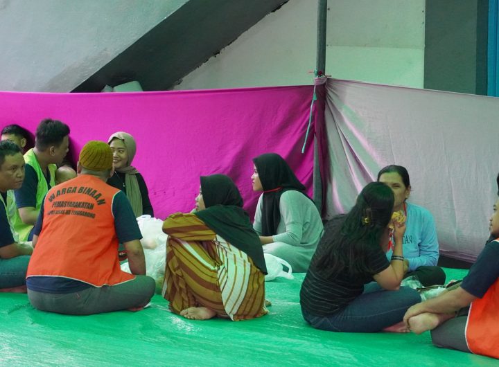 Suasana kunjungan di Lapas Kelas IIA Tenggarong bagi keluarga WBP.