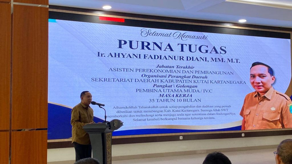 Ir. Ahyani Fadianur Diani resmi memasuki masa purna tugas, Senin (2/3/2026).
