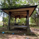 Kondisi Taman Ulin di Kota Tenggarong yang tampak kurang terawat.