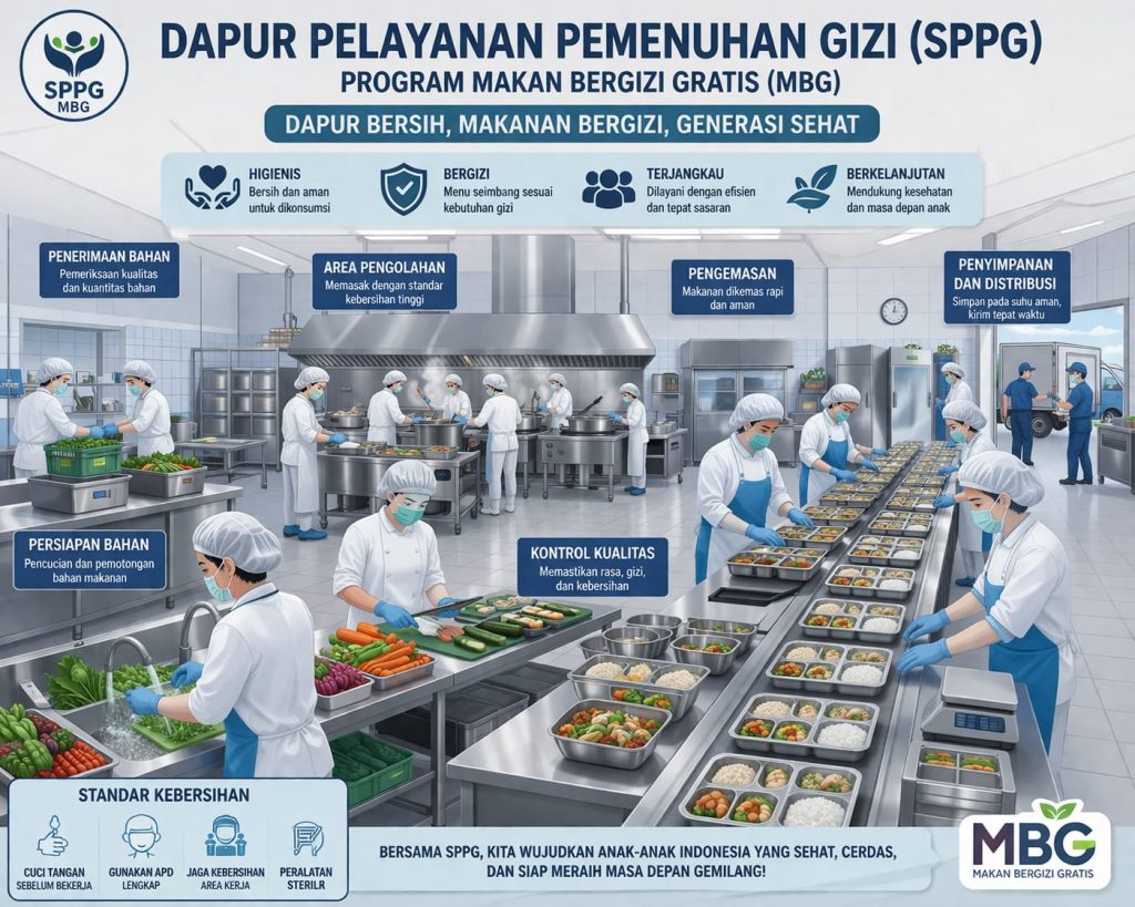 Ilustrasi SPPG (Program MBG).