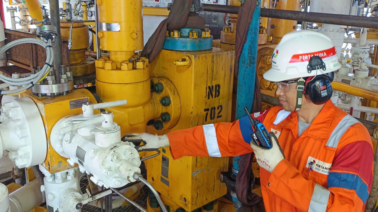 Pengoperasian Platform WPN-7 pada Proyek Sisi Nubi di Wilayah Kerja Mahakam, Kalimantan Timur, yang menambah produksi gas nasional.