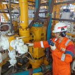 Pengoperasian Platform WPN-7 pada Proyek Sisi Nubi di Wilayah Kerja Mahakam, Kalimantan Timur, yang menambah produksi gas nasional.