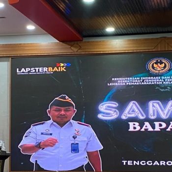 I Wayan Nurasta Wibawa resmi menjabat sebagai Kalapas Tenggarong usai prosesi sertijab di Pendopo Odah Etam, Tenggarong, Jumat (17/4/2026).