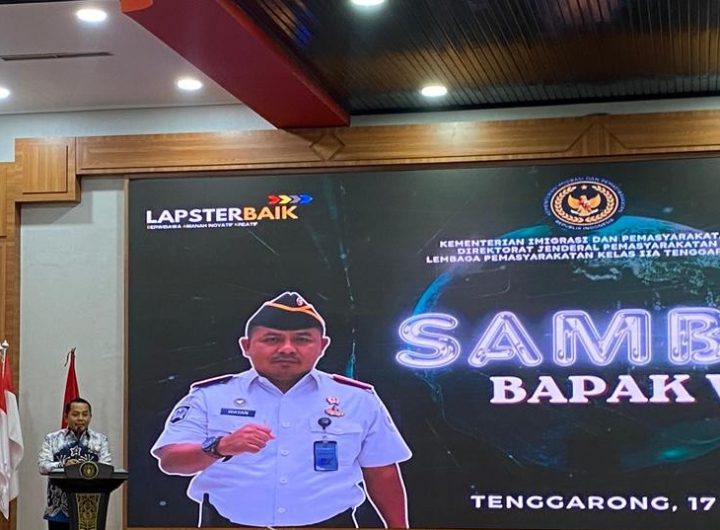 I Wayan Nurasta Wibawa resmi menjabat sebagai Kalapas Tenggarong usai prosesi sertijab di Pendopo Odah Etam, Tenggarong, Jumat (17/4/2026).