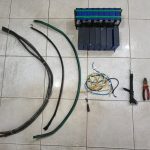 Barang bukti hasil pencurian yang diamankan aparat kepolisian.