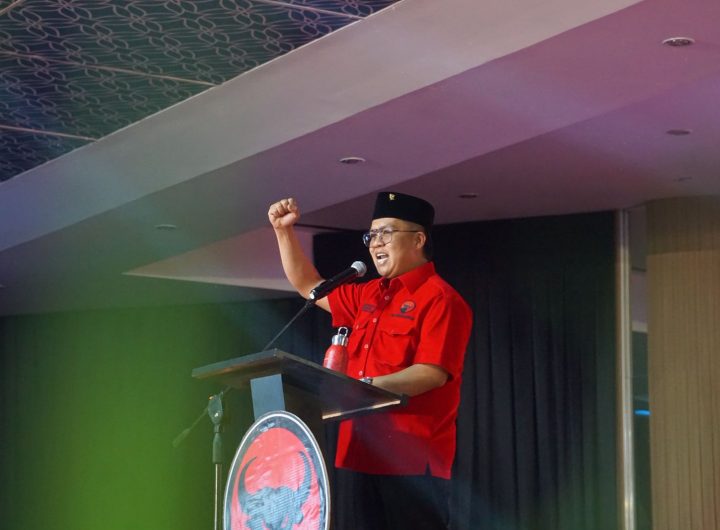 Rendi Solihin menghadiri kegiatan Musancab PDIP Kutai Kartanegara di Tenggarong.