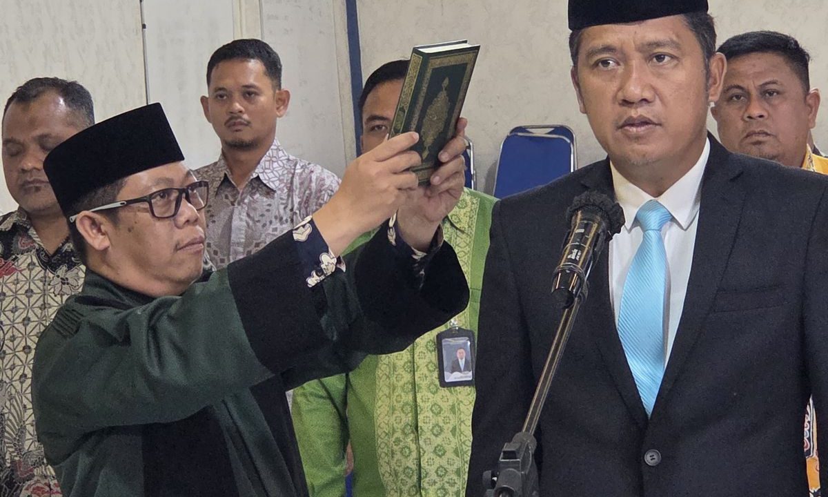 Suparman resmi mengemban amanah baru sebagai Kalapas Kelas IIA Tanjungpinang usai dilantik pada Jumat (10/4/2026).