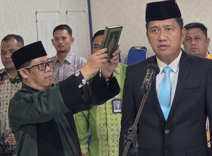 Suparman resmi mengemban amanah baru sebagai Kalapas Kelas IIA Tanjungpinang usai dilantik pada Jumat (10/4/2026).