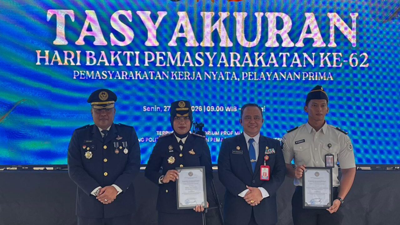 Lapas Perempuan Kelas IIA Tenggarong menggelar tasyakuran dalam rangka peringatan HBP ke-62.