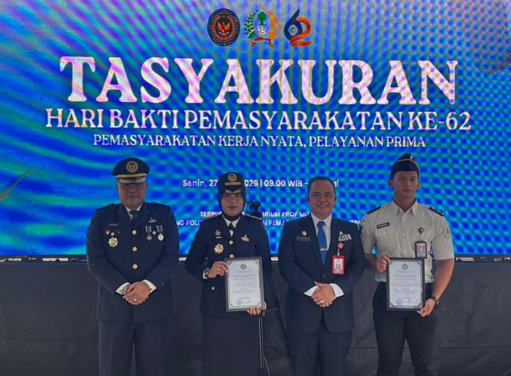 Lapas Perempuan Kelas IIA Tenggarong menggelar tasyakuran dalam rangka peringatan HBP ke-62.