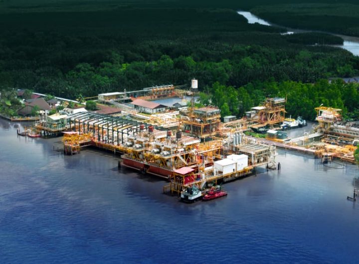 Produksi migas PT Pertamina Hulu Mahakam di wilayah kerja Mahakam, Kalimantan Timur.