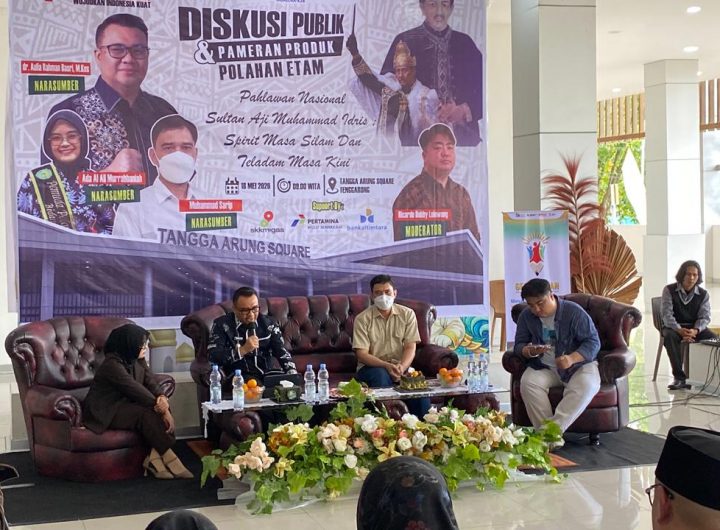 Diskusi publik Harbuknas–Harkitnas 2026 berlangsung di Tangga Arung Square, Tenggarong, bersama Pemkab Kukar dan insan pers.