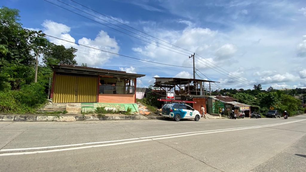 Kawasan aset Pemerintah Kelurahan Baru yang ditertibkan pada Sabtu (16/5/2026).
