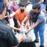 Polresta Samarinda memusnahkan barang bukti narkotika hasil pengungkapan kasus pada awal tahun 2026.