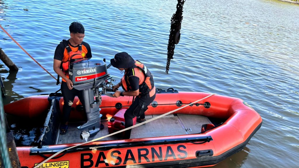 Operasi pencarian dilakukan terhadap nelayan asal Muara Badak yang dilaporkan hilang di perairan Muara Badak Ulu, Kukar, Kamis (30/4/2026).