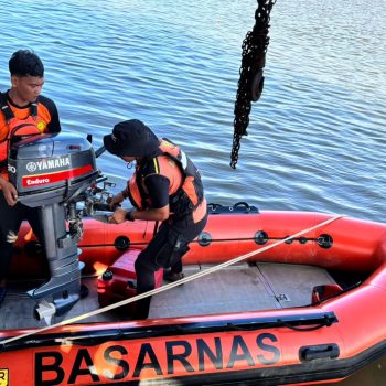 Operasi pencarian dilakukan terhadap nelayan asal Muara Badak yang dilaporkan hilang di perairan Muara Badak Ulu, Kukar, Kamis (30/4/2026).