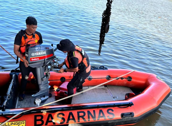 Operasi pencarian dilakukan terhadap nelayan asal Muara Badak yang dilaporkan hilang di perairan Muara Badak Ulu, Kukar, Kamis (30/4/2026).