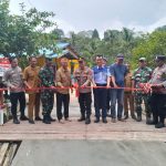 Jembatan Merah Putih Presisi di Gang Keluarga, Kelurahan Jawa, Sangasanga resmi diresmikan, Selasa (5/5/2026).