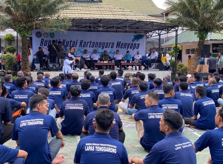 Kunjungi Lapas Tenggarong, Bupati Kukar ajak masyarakat rangkul kembali warga binaan.