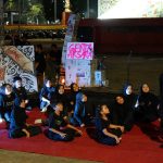 Suasana Genta Aksara yang menghadirkan ruang bagi masyarakat, khususnya anak muda, untuk berbagi cerita dan berekspresi melalui karya seni di Jam Bentong, Tenggarong, Sabtu (27/6/2026).