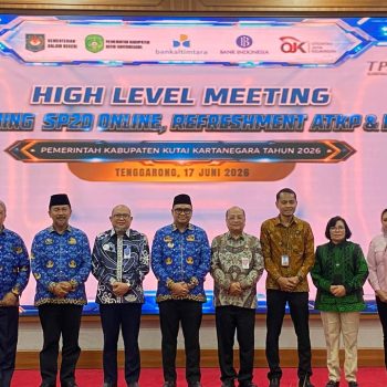 Pemkab Kukar meluncurkan SP2D Online di Pendopo Odah Etam, Tenggarong, Rabu (17/6/2026), guna mempercepat digitalisasi pengelolaan keuangan daerah.