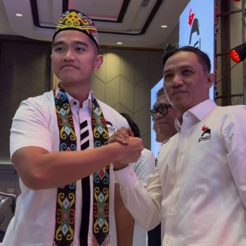 Ali Ridho Lapatau Resmi Nahkodai PSI Bontang usai Dilantik Kaesang Pangarep di Samarinda, Sabtu (20/6/2026).
