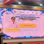 Bupati Kukar Aulia Rahman Basri saat menyampaikan sambutan pada peluncuran SP2D Online di Pendopo Odah Etam, Tenggarong, Rabu (17/6/2026).