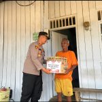 Polsek Muara Wahau dan Bhayangkari Salurkan Sembako