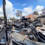 Kebakaran di Kelurahan Baru.