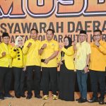 Hasanuddin Mas’ud kembali dipercaya memimpin DPD Partai Golkar Kabupaten Kukar. Ia terpilih secara aklamasi dalam Musyawarah Daerah (Musda) XI Partai Golkar Kukar yang digelar di Grand Elty Singgasana, Tenggarong, Senin (31/8/2026).
